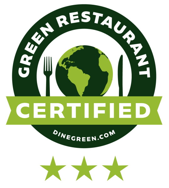 Three Star Green Restaurant Certified